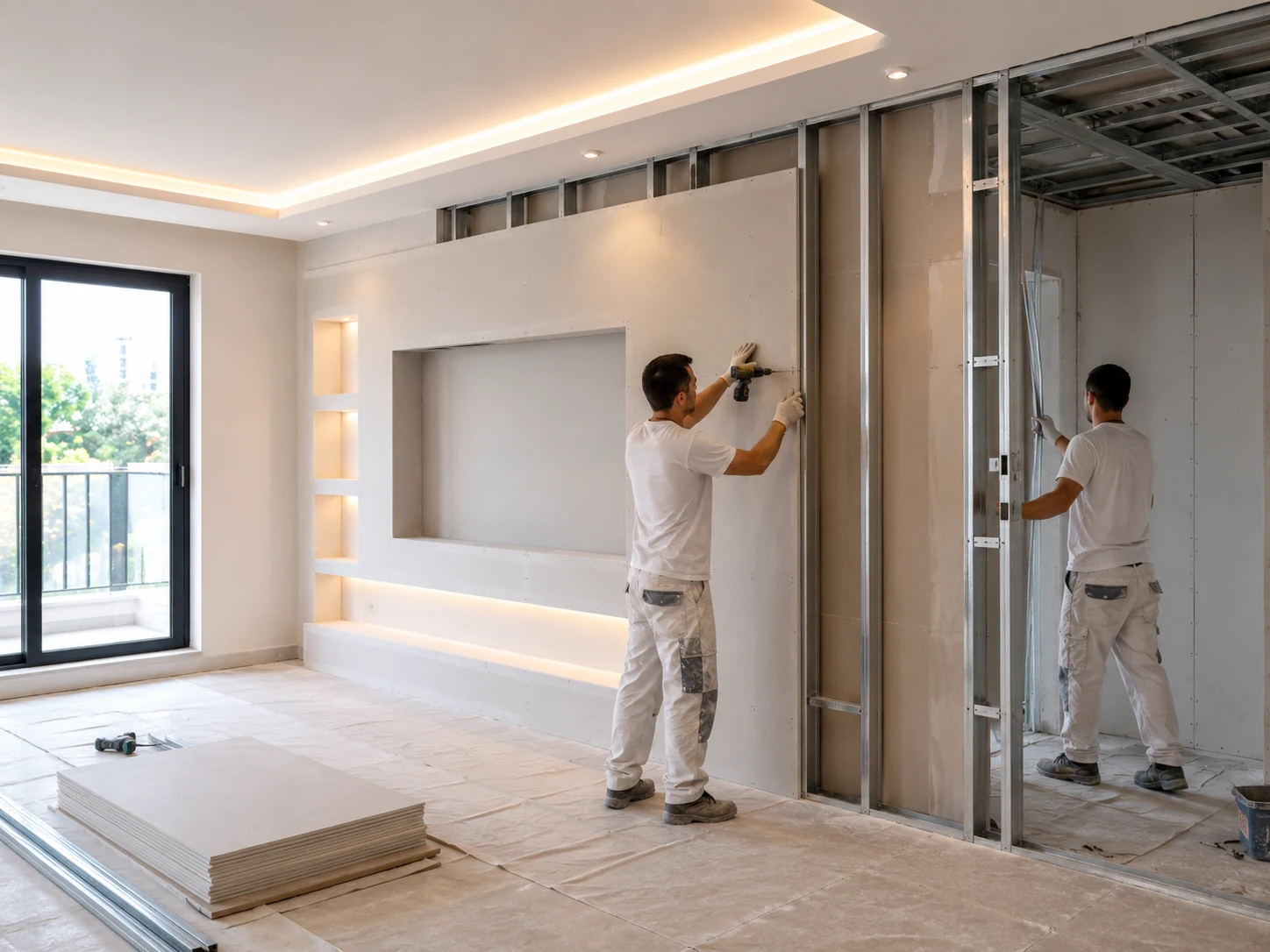 Alçıpan Duvar Örme uygulaması